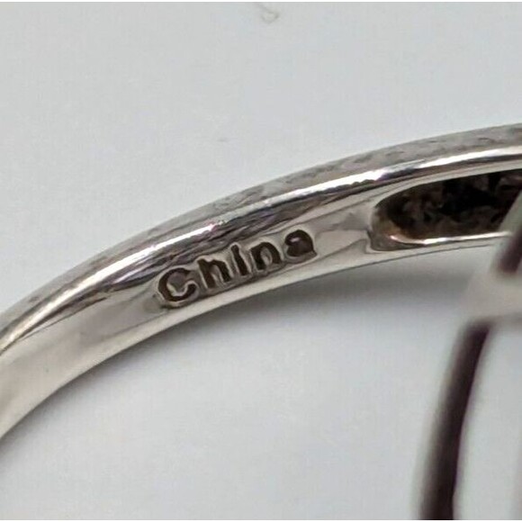 Sterling Silver 925 SNJ Tanzanite White Topaz MCM Style Statement Ring Sz 9 - Picture 16 of 16